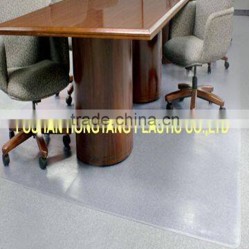 High-lifetime PVC Material Non Studded Chair Mat 600x 2400 mm /Rectangular shape