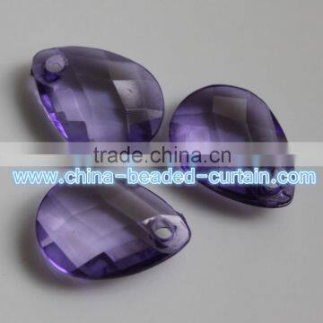Best Factory Direct Sales Transparent Acrylic Faceted Briolette Teardrop Beads Curtain Pendants photo-2