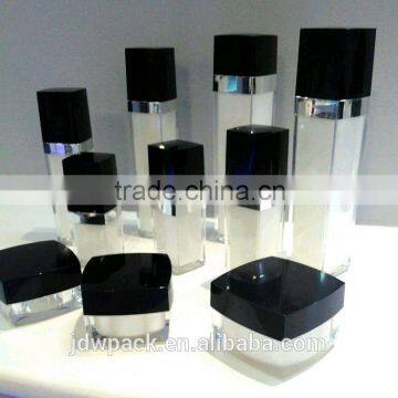 plastic square lotion bottle cosmetic packaging