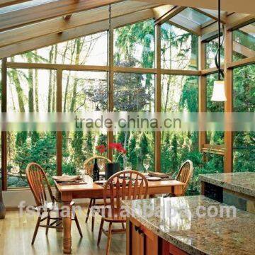 Curved Glass Roof Sunroom or Patio Room With Aluminum Frame photo-5