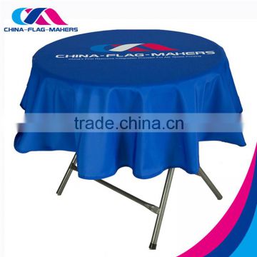 custom trade show promotion 180 inch round tablecloth