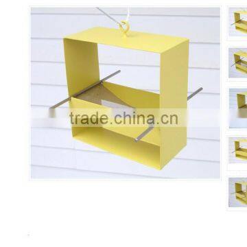 High Quality Decorative Hanging Wrought Iron Bird Feeder