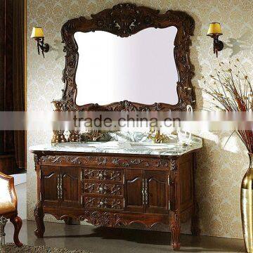 WTS208FS Vintage Brown Finished Single Sink Bathroom Vanity Cabinets photo-6