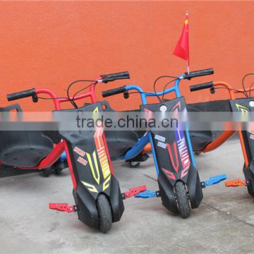 Kids outdoor entertainment scooter 100W Electric 3 wheel Crazy Drift trike electric tricycle