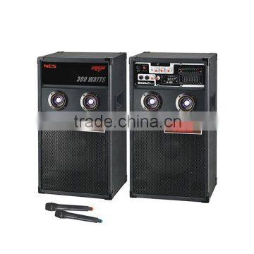 Double professional subwoofer active audio bluetooth home speaker012