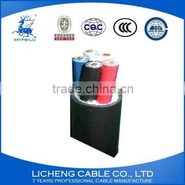 5 core wire cable 5x70mm2 Copper xlpe insulated pvc coated electric power cable