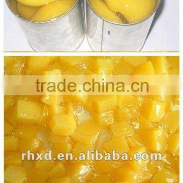 canned yellow peach in light syrup