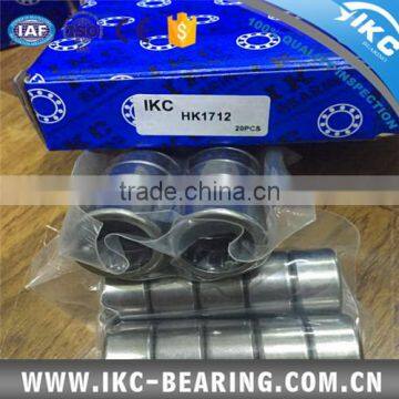 China needle roller bearing HK1712 or Drawn cup needle bearing HK1712 17x23x12mm