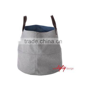 Hot sell high quality fabric laundry bag basket for dirty cloth