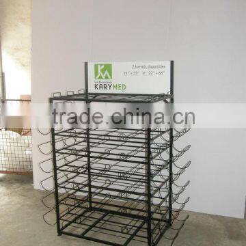 metal display carpet rack/carpet display/wire carpet stand