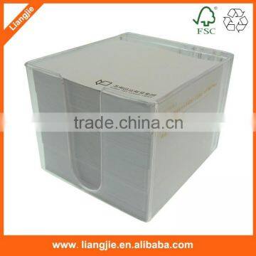 office use plastic box writing pad,memo pad,memo notepad