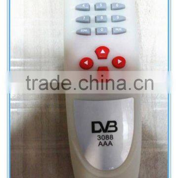 cheapest price remote control DVB 3088 AAA with abs case hard ic