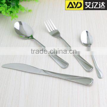 PASS FDA ! Wholesale Tableware Set of Stainless Steel Knife/fork/spoon