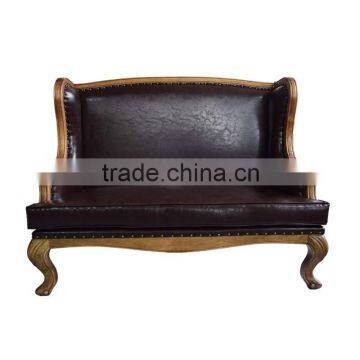 Competitive wood sofa booth seating for restaurant used