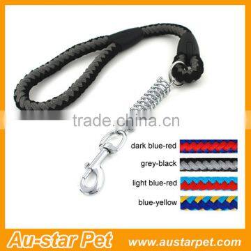 60cm High Quality Factory Price Private Labelling Pet Dog Braided Rope Leash With Spring photo-4