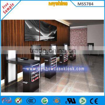 beauty salon supplies black manicure table nail salon furniture