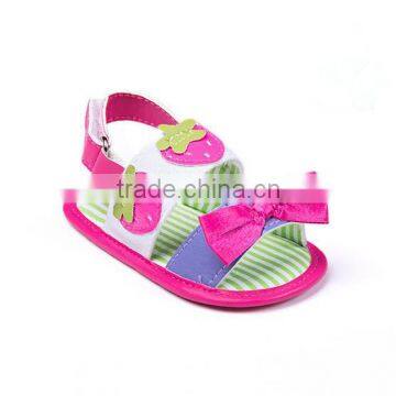 Pink Strawberry Baby Princess Summer Baby Sandals