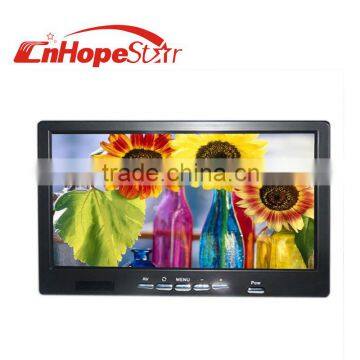 16:9 small size 800*480 7inch car lcd monitor with hdmi input