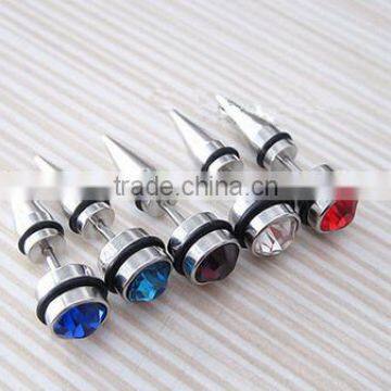 2016 Cutom simple design earrings man's earrings OEM earring for boy