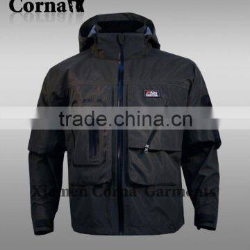 EURO standard! functional men's outdoor waterproof fishing jacket