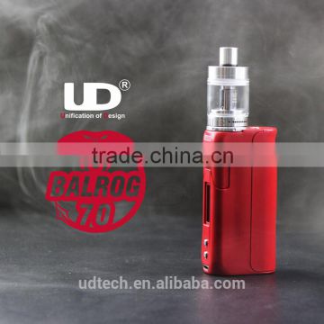 2016 new UD best e cig atomizer Balrog 70w TC mod first starter kit