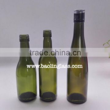 250ml 500ml olive green small wine glass bottle