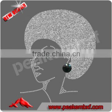 Wholesale Hotfix Design Afro Lady Glitter Heat Transfer Vinyl for Tee and Tshirt