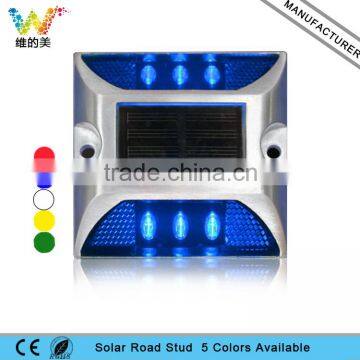 Solar Powered Self-luminous Road Safety Path Stair Flashing Blue Light