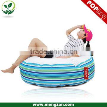 Blue stripes neat & concise big beanbag bed