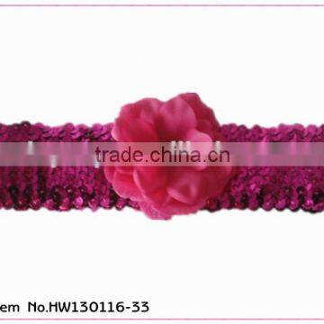 Sequin hairbands,silk flowers headband,hair accessories