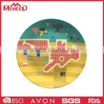 FDA approved high quality full print round dinner plate