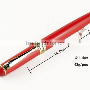 engraving pen,customized metal ball pen/red metal pen