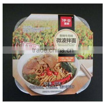 Fast food Quick cooking noodle with spicy