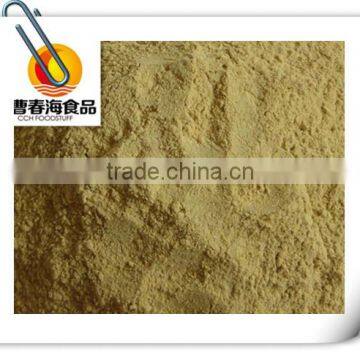 Dried yellow white ginger powder