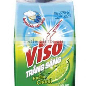 LIGHT WHITE WASHING POWDER WHITE ORCHID & LILY FLAVOUR BAG 3KG/VISO LAUNDRY WASHING POWDER/VISO DETERGENT POWDER