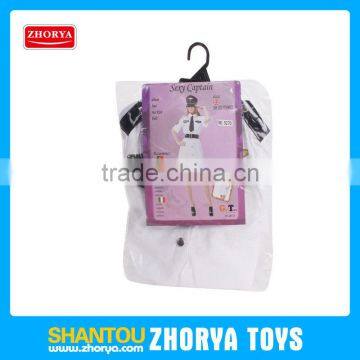 Zhorya children sexy aircraft commander clothing girl uniform clothes kids Halloween Christmas costume packed with poly bag