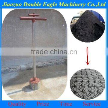 China manufacturing durable household manual coal briquetting machine/honeycomb briquet ball machine