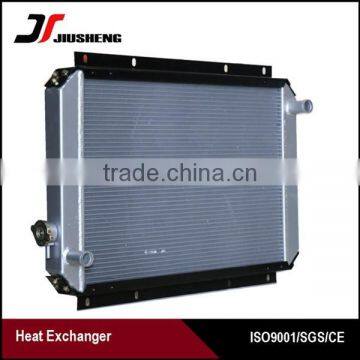 aluminum tube fin DH55-5 excavator water radiator in stock aftermarket replacements