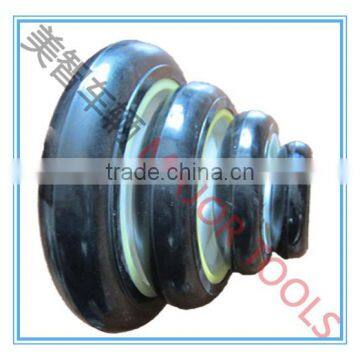 150/200/250/300mm Solid Rubber Wheel With Plastic Rim Series photo-2