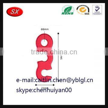 Professional Customized Dual Holes Aluminum Rope Buckle