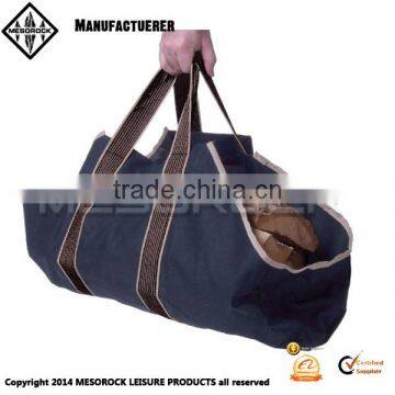 Canvas Log Tote Canvas Log Carrier Bag Canvas Log Holder photo-2