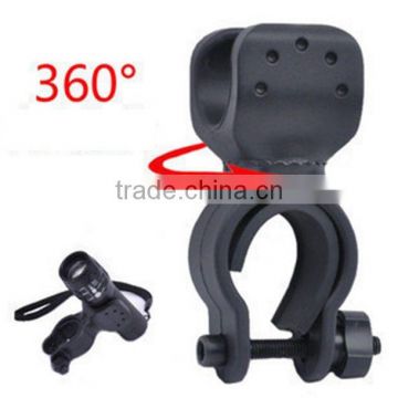 2014 New 360 Degree Bicycle Wild Mount Bike Holder for LED Flashlight Torch Clip Clamp