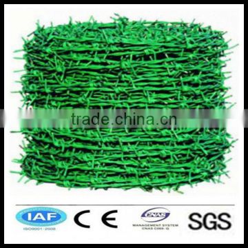 wholesale China CE&ISO certificated plastic barbed wire(pro manufacturer)