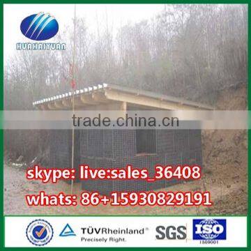 Welded gabion box Hesco barrier price bastion wall for house construction factory