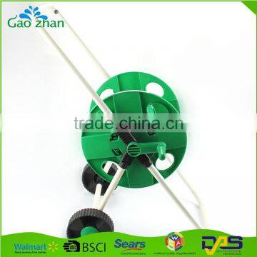 Retractable Garden Water Hose Reel Cart With Plastic Plate,connector and Handle photo-2