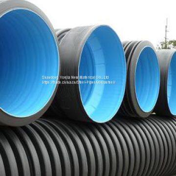 High Quality Large Diameter Doubl Wall Corrugated HDPE Drainage Pipe photo-2