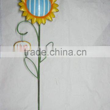 2015 Newest Metal Flower Garden Decoration Stake Garden Decoration Flower Metal Decorative Flower Stakes Garden Stakes photo-3