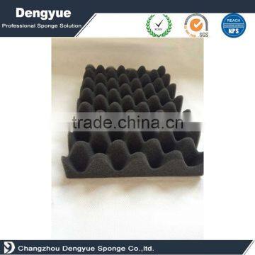 best price Worldwide air cooling units fireproof wave shape acoustic foam