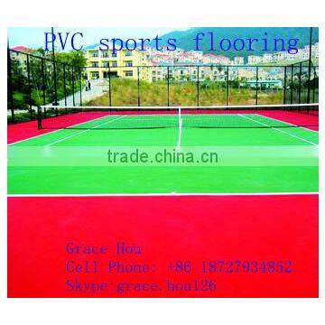 modular pvc sports flooring for outside