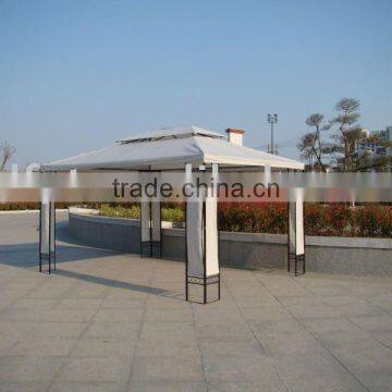 3*4m rectangle outdoor luxury metal gazebo